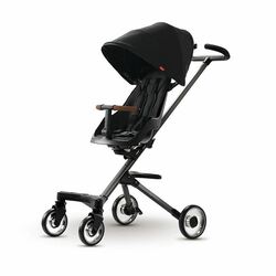 Carucior sport ultracompact Easy, Negru, Qplay