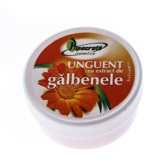 Unguent cu extract de galbenele