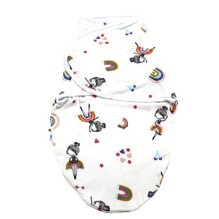Sistem de infasare muselina, 3-6 luni, Inghetata, Baltic Bebe