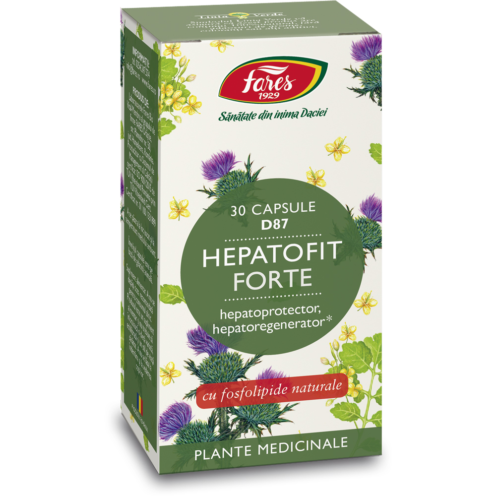 Hepatofit Forte, 30 capsule, Fares