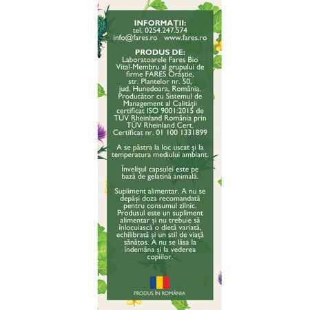 Hepatofit Forte, 30 capsule, Fares 722923
