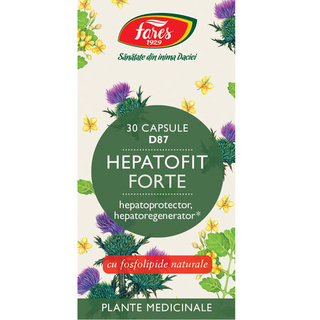 Hepatofit Forte, 30 capsule, Fares 722925