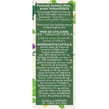 Hepatofit Forte, 30 capsule, Fares 722922