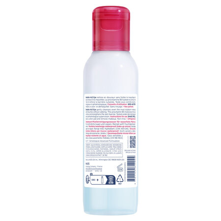 Apa micelara bifazica pentru ochi si buze H2O Sensibio, 125 ml, Bioderma 775685
