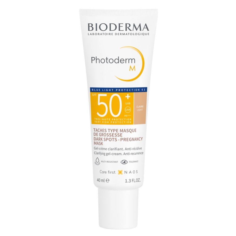 Gel crema colorant cu SPF 50+ Photoderm M, 40 ml, Claire Light, Bioderma