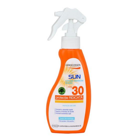 Lotiune pentru protectie solara SPF 30 Sun, 200 ml, Gerocossen