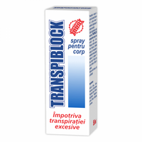 Spray pentru corp, 50 ml, Transpiblock