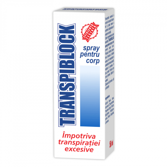 Spray pentru corp, 50 ml, Transpiblock