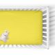 Cearceaf cu elastic din tricot, 140x70 cm, Yellow Sun, Tuxi Brands 518235