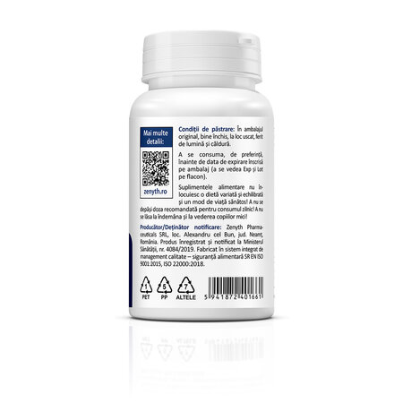 Magneziu Bisglicinat, 1000 mg, 30 capsule, Zenyth 772377