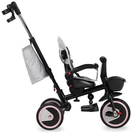 Tricicleta pliabila 5 in 1 pentru copii Invidia, Love, 9 luni-5 ani, Momi 501394