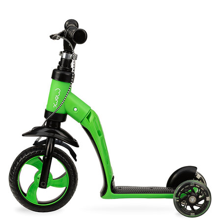 Trotineta 2 in 1 transformabila pentru copii Elios, Green, 18 luni+, MoMi 501404