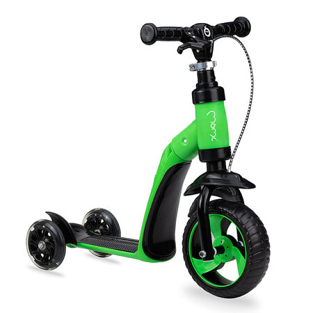Trotineta 2 in 1 transformabila pentru copii Elios, Green, 18 luni+, MoMi 501413