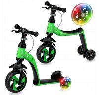 Trotineta 2 in 1 transformabila pentru copii Elios, Green, 18 luni+, MoMi