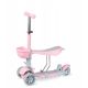 Trotineta transformabila 3 in 1 QKids ILI, Pink, MoMi 501495