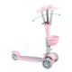 Trotineta transformabila 3 in 1 QKids ILI, Pink, MoMi 501498