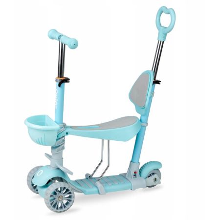 Trotineta transformabila 3 in 1 Q Kids ILI, Blue