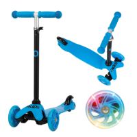 Trotineta cu 3 roti pentru copii Lumis, Blue, 2 ani+, QKids