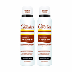 Pachet Deodorant spray invizibil ABSORB+, 2x150 ml, Roge Cavailles