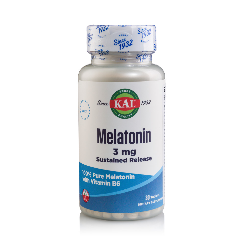 Melatonin, 3 mg, 30 tablete, Kal