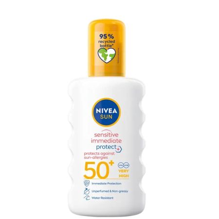 Spray protectie solara cu actiune rapida pentru copii SPF 50+ Sensitive