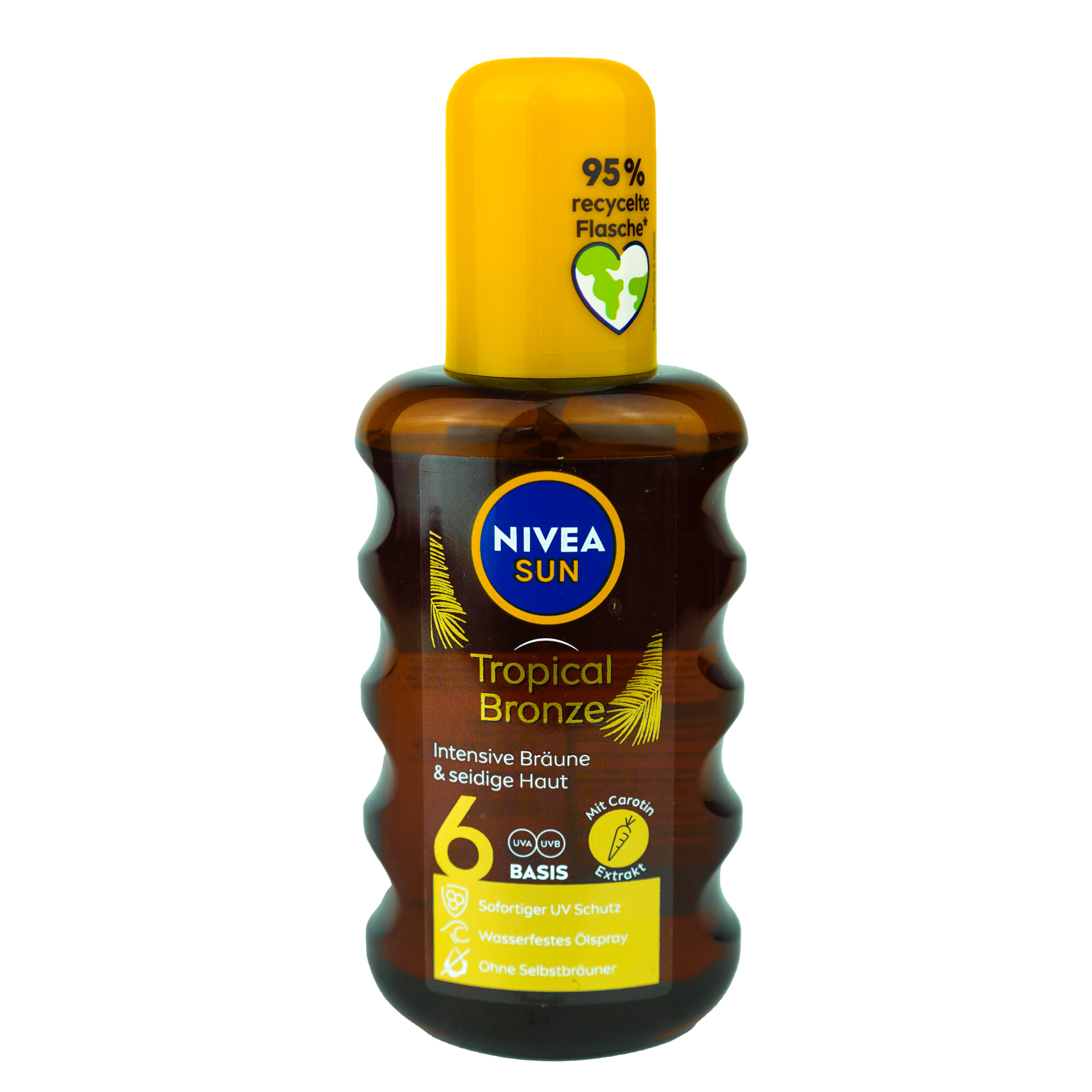 Ulei spray pentru plaja SPF 6 Carotene, 200 ml, Nivea Sun