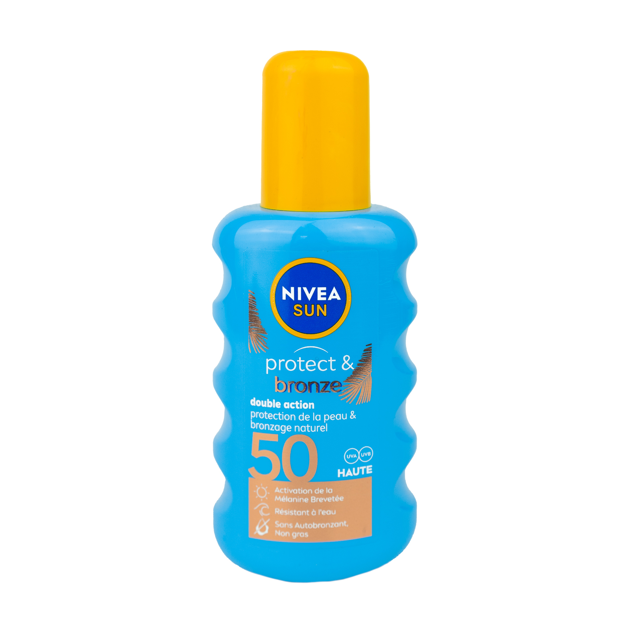 Spray pentru protectie solara SPF 50 Protect & Bronze, 200 ml, Nivea Sun