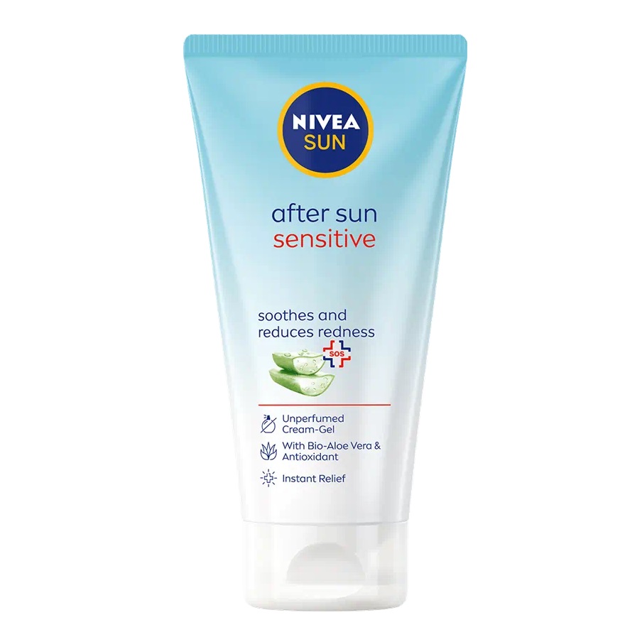 Crema gel dupa plaja Sensitive, 175 ml, nivea