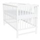 Patut din lemn masiv Laura, 120 x 60 cm, Alb, E-Kids 536010