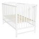 Patut din lemn masiv Laura, 120 x 60 cm, Alb, E-Kids 536012