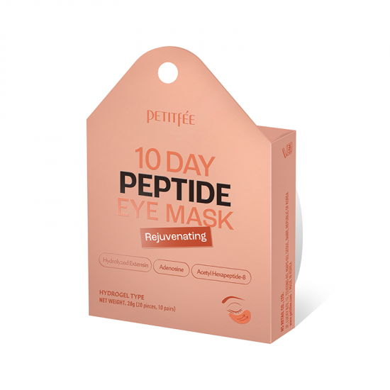 Plasturi de hidrogel pentru zona ochilor cu adenosine si peptide, 20 bucati, Petitfee