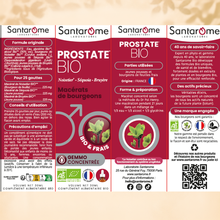 Prostata Mix 3 Muguri Bio, 30 ml, Santarome 806681