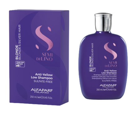 Sampon pentru neutralizarea tonurilor de galben Blonde, 250 ml, Alfaparf
