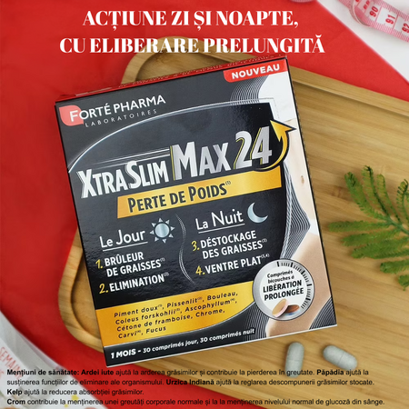 XtraSlim Max 24H, 60 comprimate, Forte Pharma 765895
