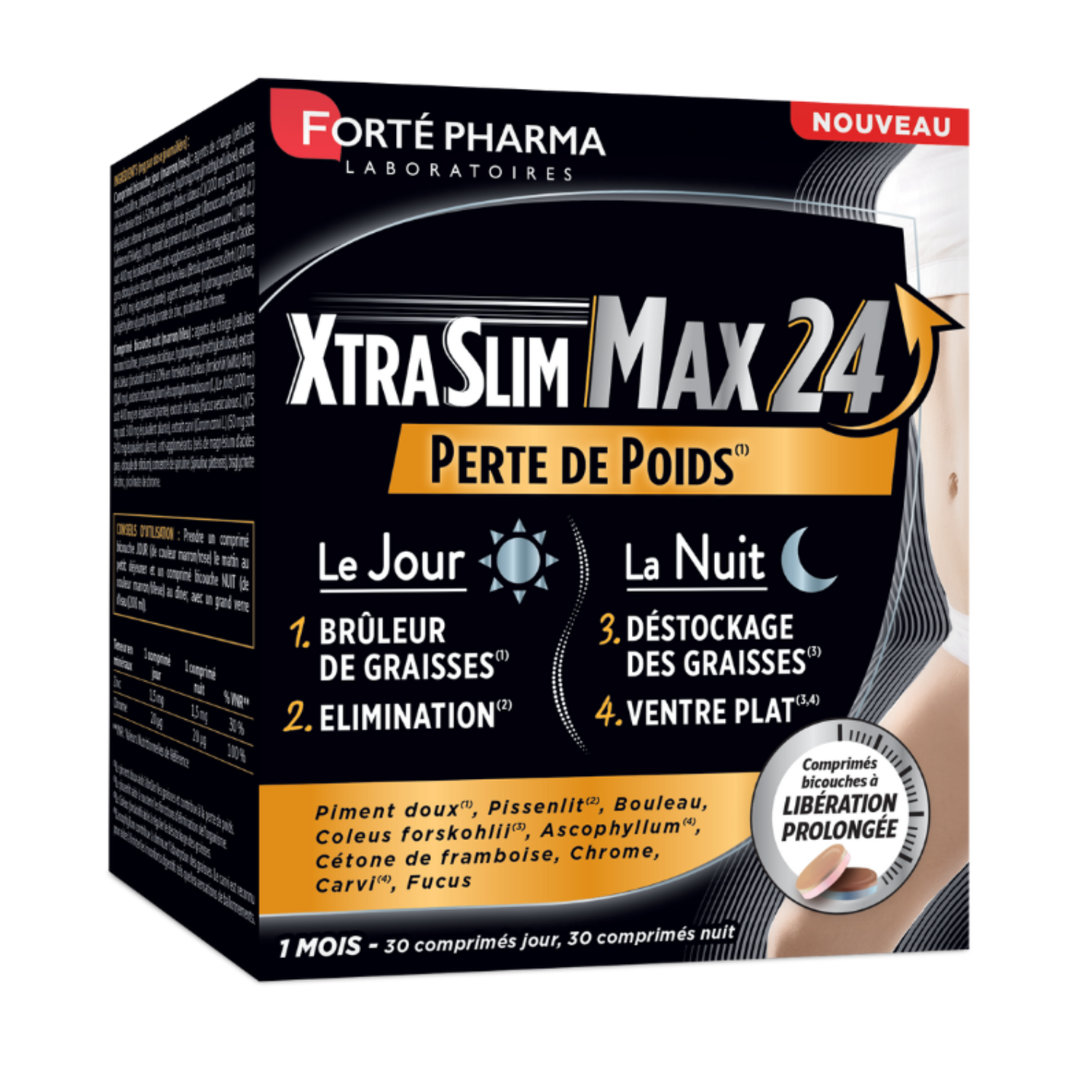 XtraSlim Max 24H, 60 comprimate, Forte Pharma
