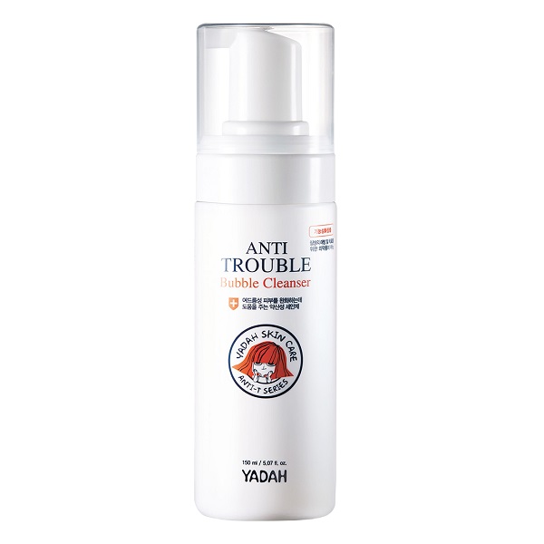 Spuma de curatare pentru ten acneic Anti Trouble, 150 ml, Yadah