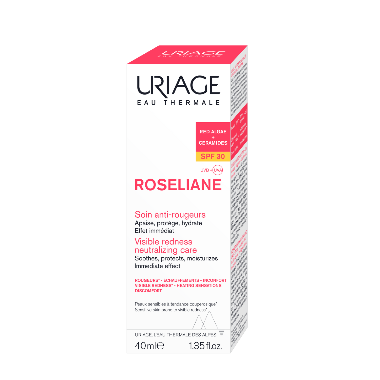 Crema anti-roseata cu SPF 30 Roseliane, 40 ml, Uriage