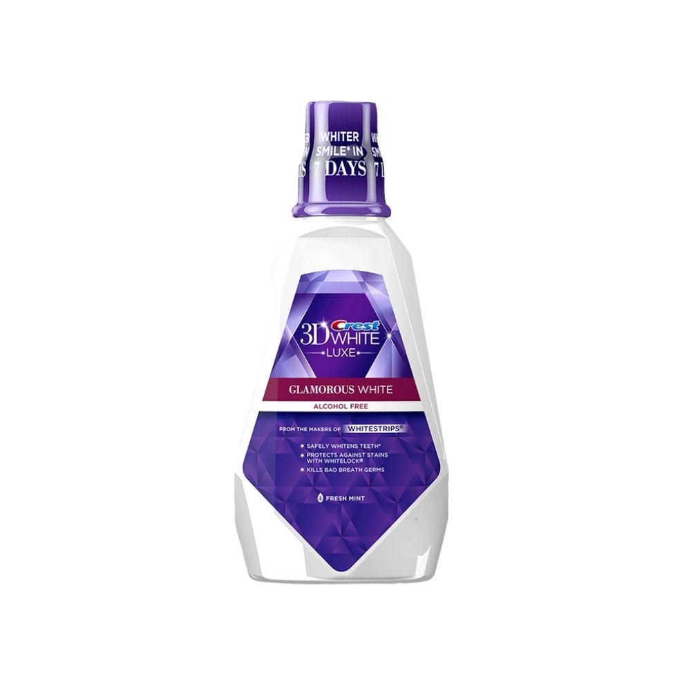 Apa de gura 3D White Glamorous, 237 ml, Crest