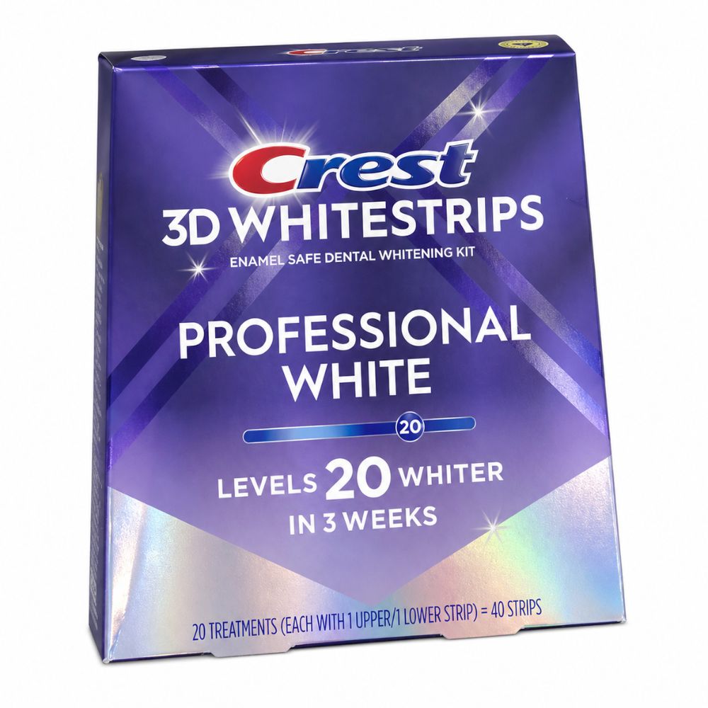 Benzi pentru albirea dintilor 3D White Professional Effects, 40 benzi, Crest
