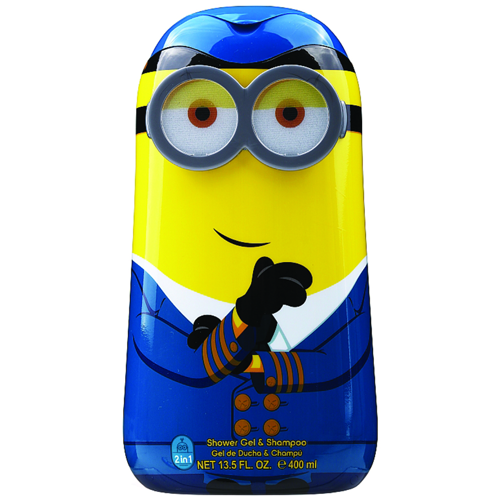 Gel de dus si sampon pentru copii Minions, 400 ml, Air Val