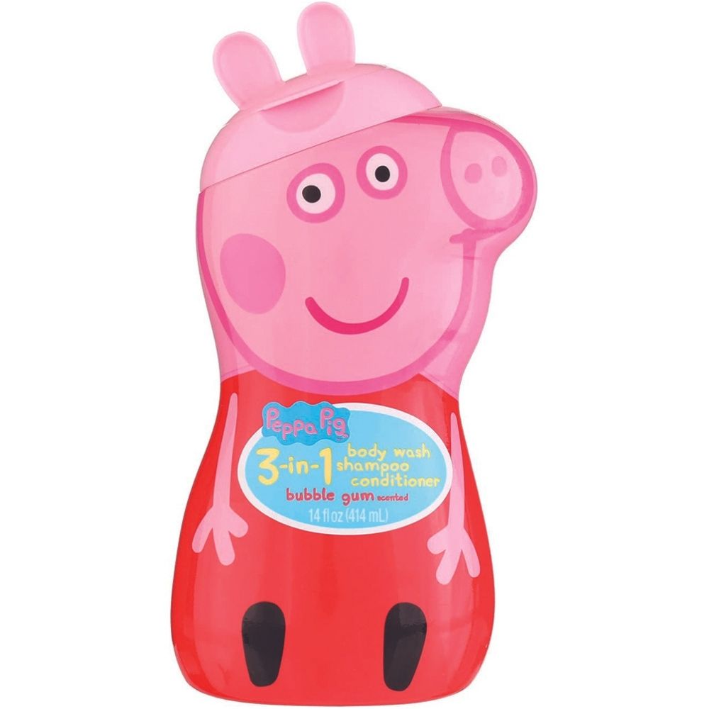 Gel de dus si sampon pentru copii Peppa Pig, +3 ani, 400 ml, Air Val