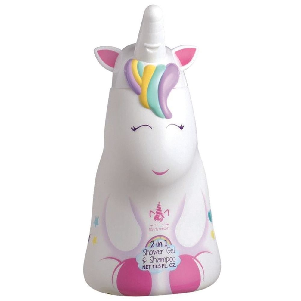 Gel de dus si sampon pentru copii My Unicorn, 400 ml, Air Val