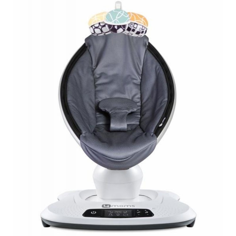 Fotoliu Balansoar Electric Mamaroo 4 Cool Mesh, Dark Grey, 4Moms