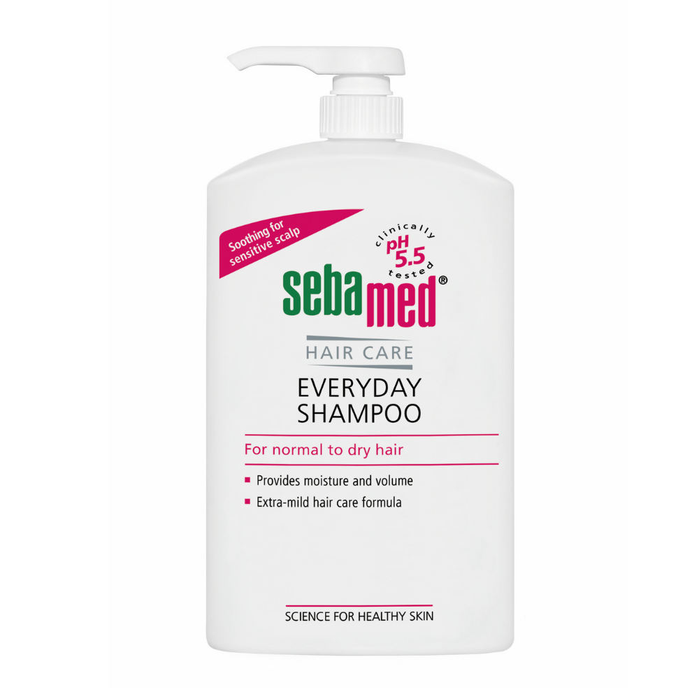 Sampon hidratant pentru utilizare zilnica, 1000 ml, Sebamed