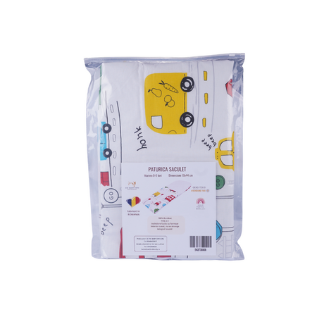 Paturica saculet, Masinute, 0-6 luni, Fic Baby 764091