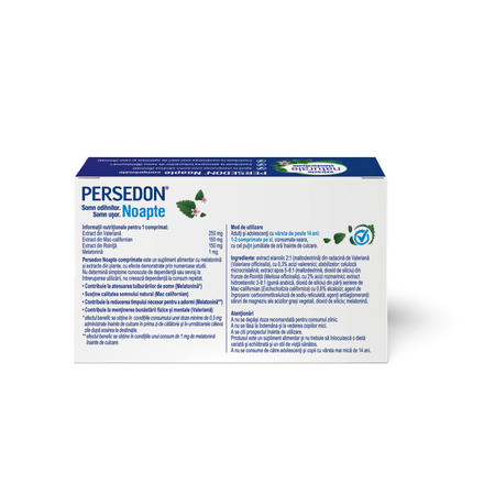 Persedon Noapte, 15 comprimate, Labormed 649543