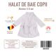 Halat de baie pentru copii, Alb, 5-6 ani, Fic Baby 763664