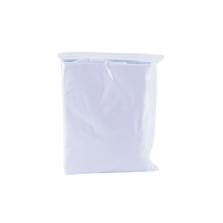 Set 2 cearceafuri pentru patut, 120x60 cm, Alb/Blue, Fic Baby 764322