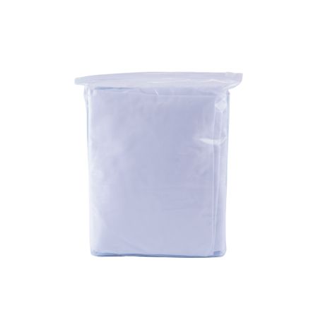 Set 2 cearceafuri pentru patut + protectie impermeabila, 120x60 cm, Alb/Blue, Fic Baby 764297