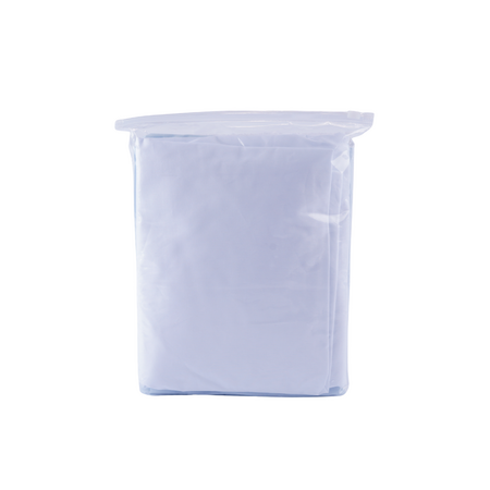 Set 2 cearceafuri pentru patut + protectie impermeabila, 120x60 cm, Alb/Blue, Fic Baby 764297